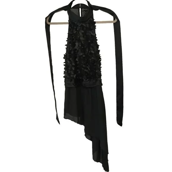 For Women | Dresses | Nyc Sexy Fun Little Black Dress Asymmetrical  Butterflies Sleeveless Preloved L | Poshmark